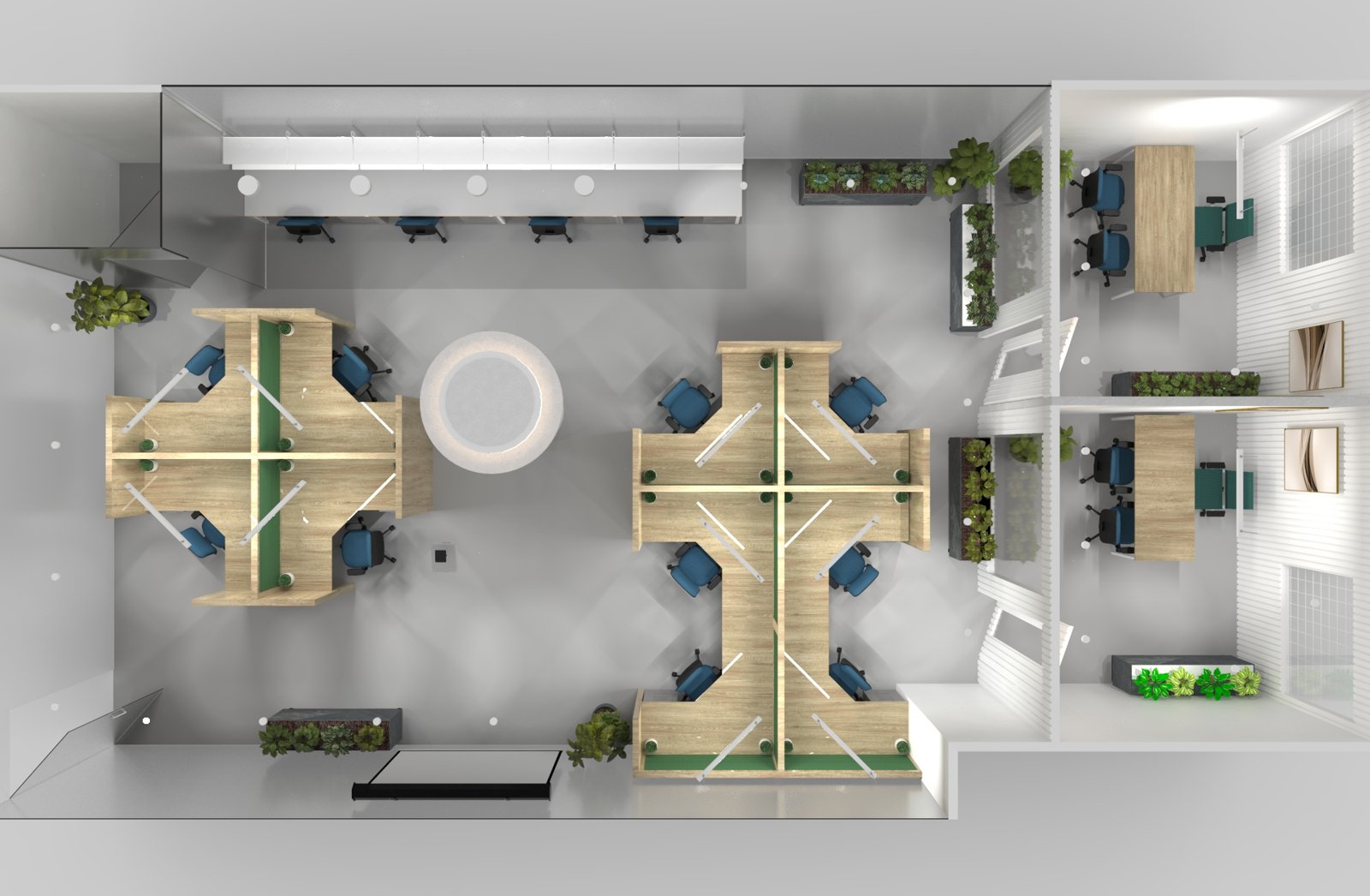 Commercial Interiors design